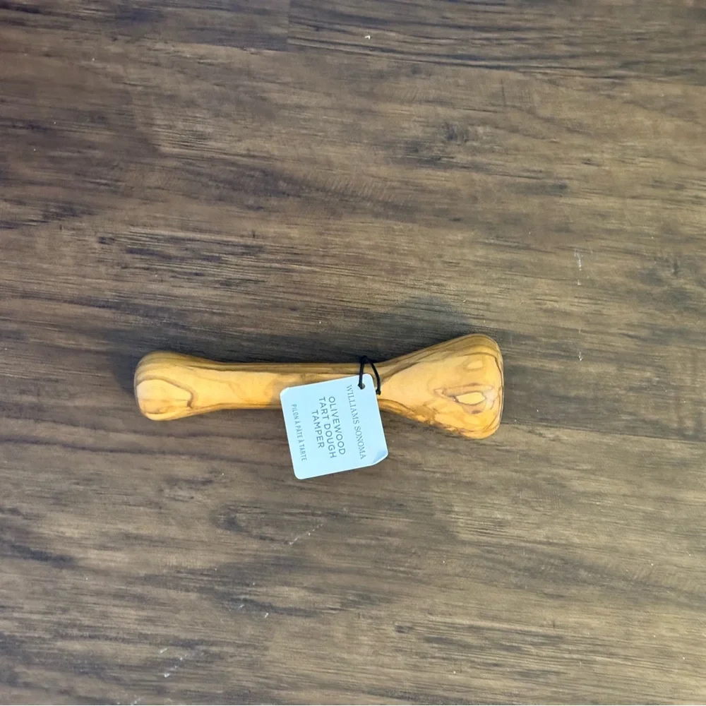 Williams Sonoma olive wood Tart Tamper